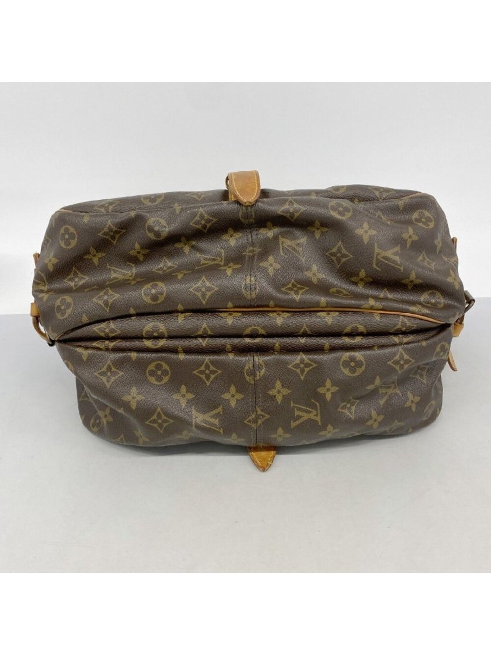 Louis Vuitton Shoulder Bag Monogram Saumur 35 Brown - Picture 3 of 10